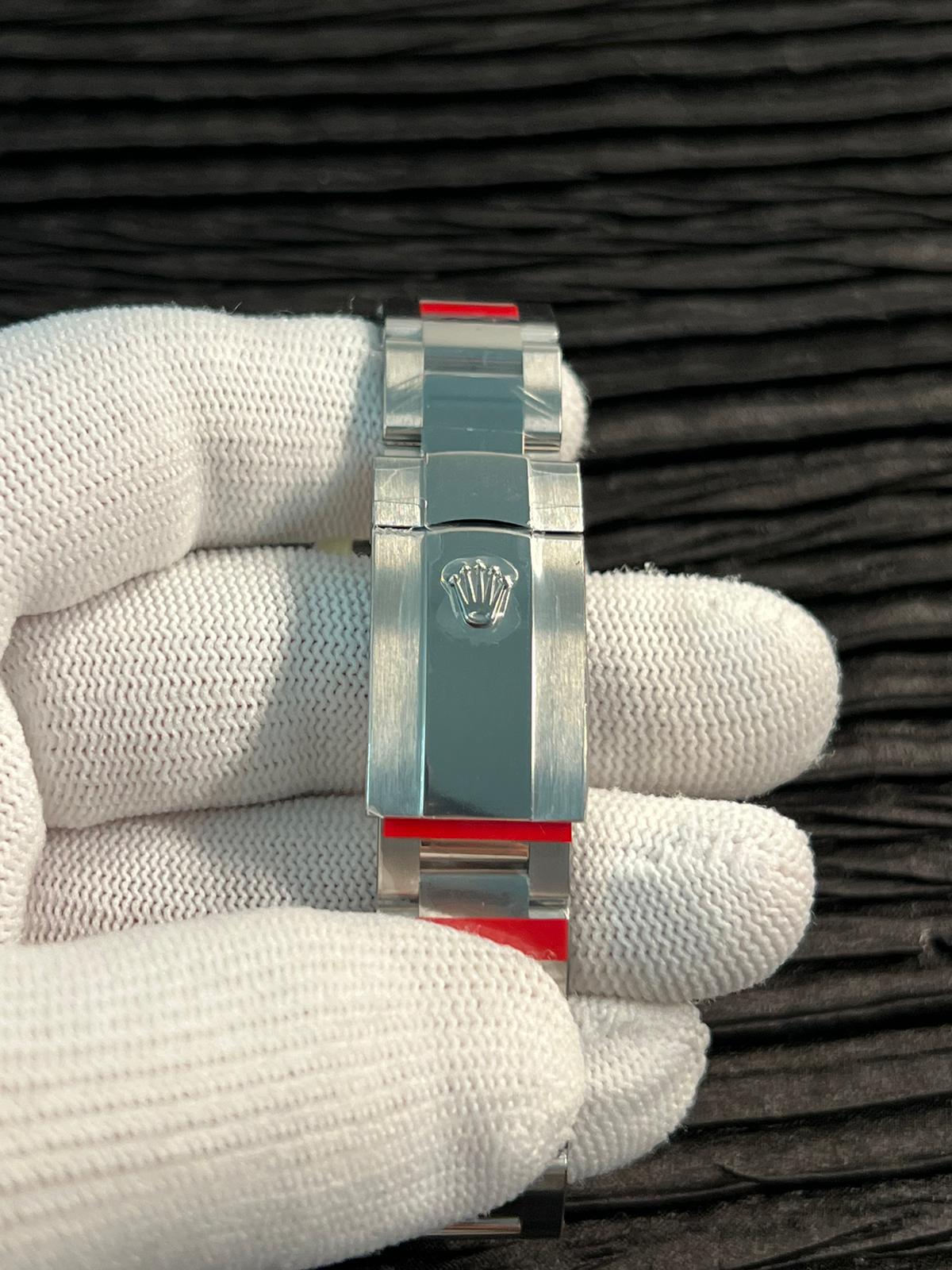 Milgauss 116400 GV Real Green Sapphire 904L SS VSF 1:1 Best Edition Blue Dial on 904L SS Bracelet SA3131 - Image 9