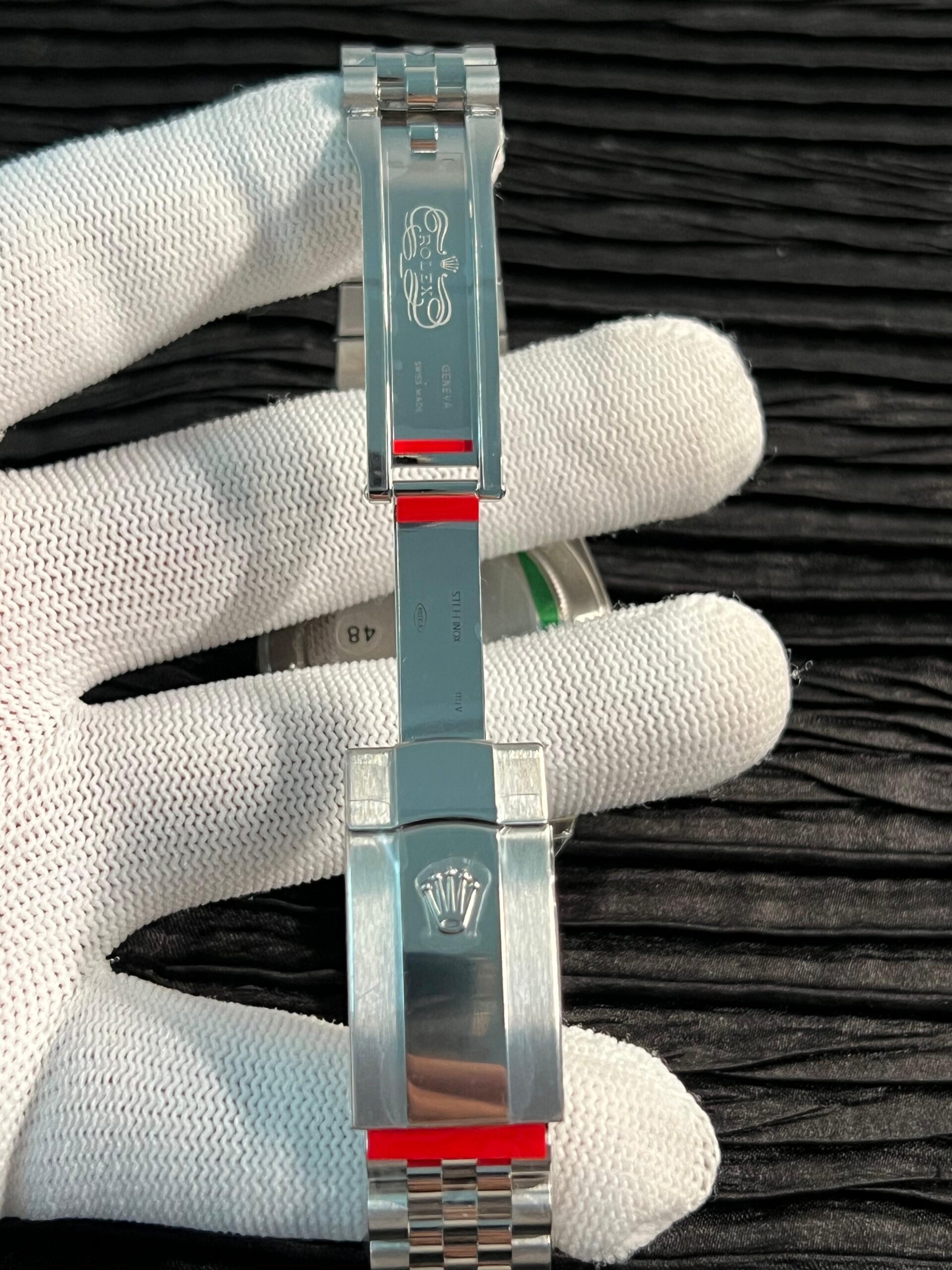 Date 41 126334 904L SS V2 VSF 1:1 Best Edition Gray Dial Green Roman Marker On Jubilee Bracelet DD3235 - Image 8