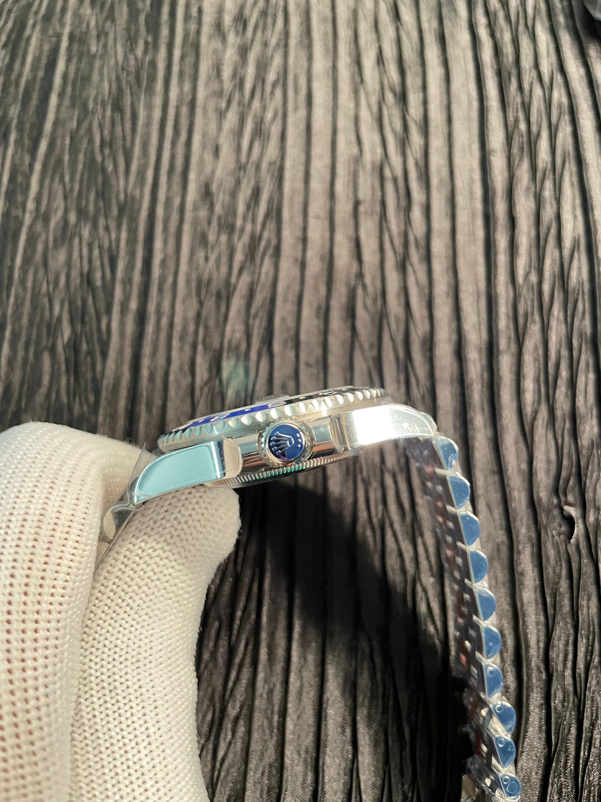 GMT-Master II 126710 BLNR Black/Blue V2 904L SS QF 1:1 Black Dial On Jubilee Bracelet SH3285 CHS (Free Sprung) - Image 5