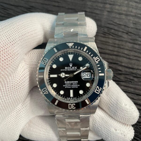 Submariner 126610 LN 904L SS QF 1:1 Best Edition Black Dial On Oyster Bracelet SH3235 (Free Sprung)