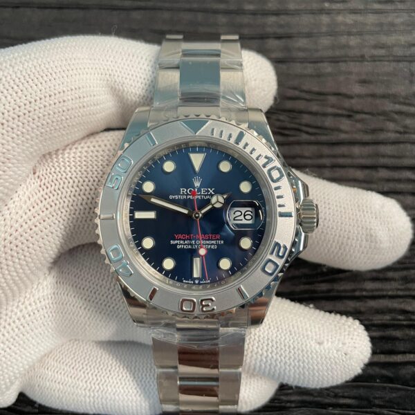 Yacht-Master 126622 904L QF 1:1 Best Edition Blue Dial On 904L SS Bracelet SH3235 (Free Sprung)