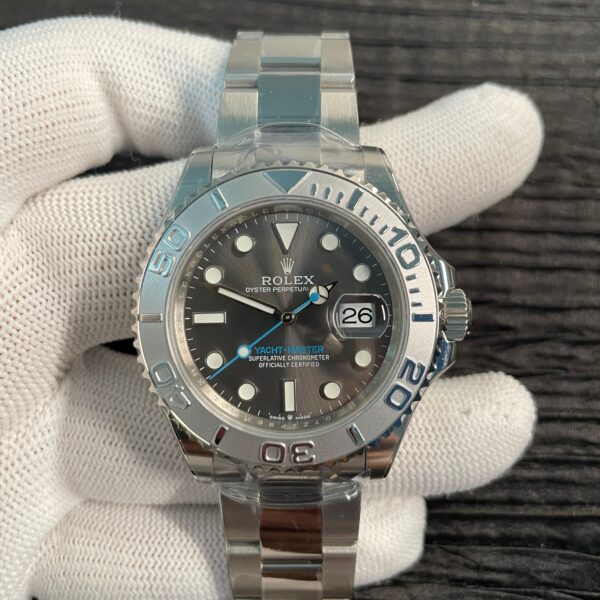 Yacht-Master 126622 904L QF 1:1 Best Edition Rhodium Dial On 904L SS Bracelet SH3235 (Free Sprung)