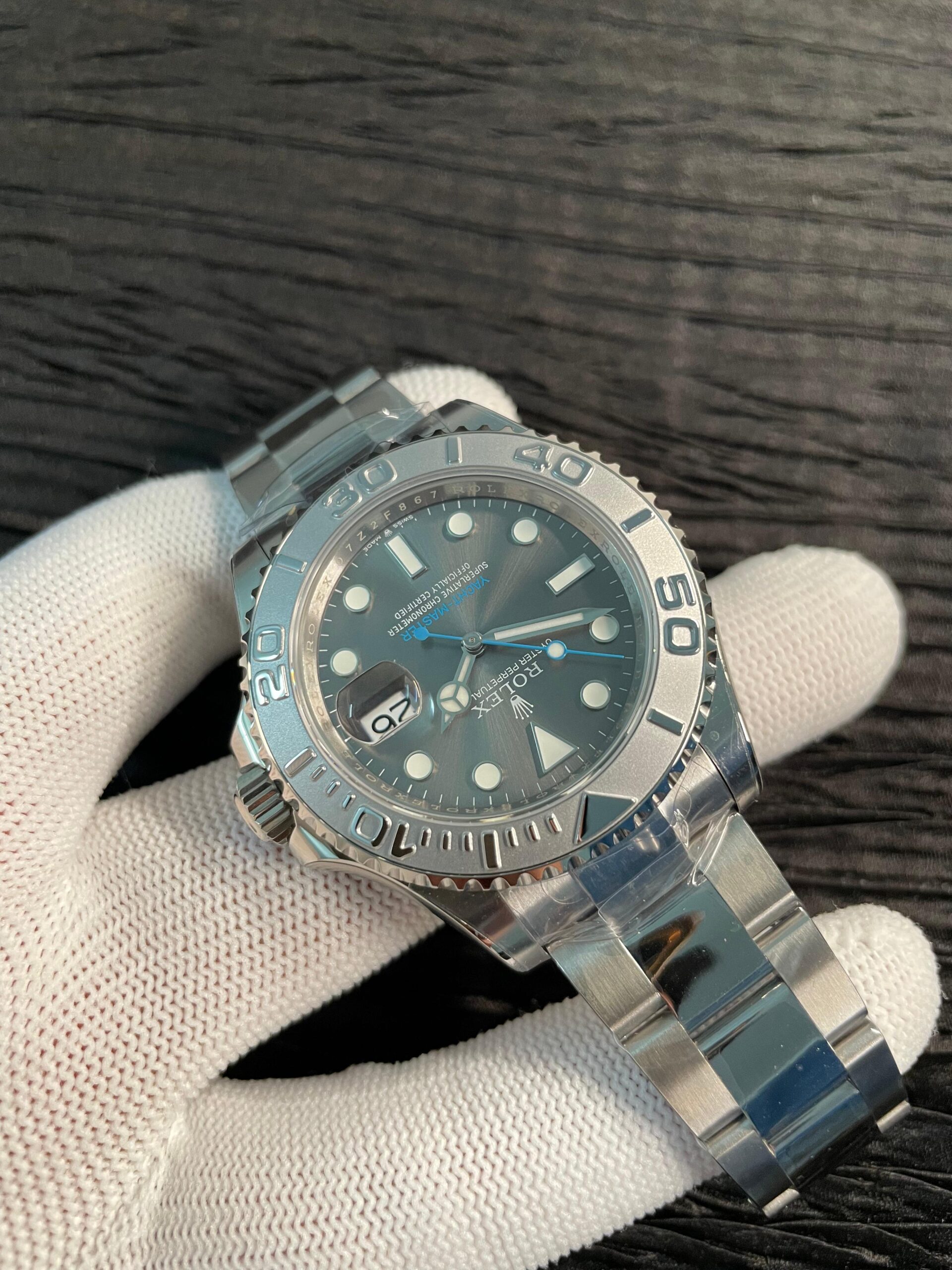 Yacht-Master 126622 904L QF 1:1 Best Edition Rhodium Dial On 904L SS Bracelet SH3235 (Free Sprung) - Image 3
