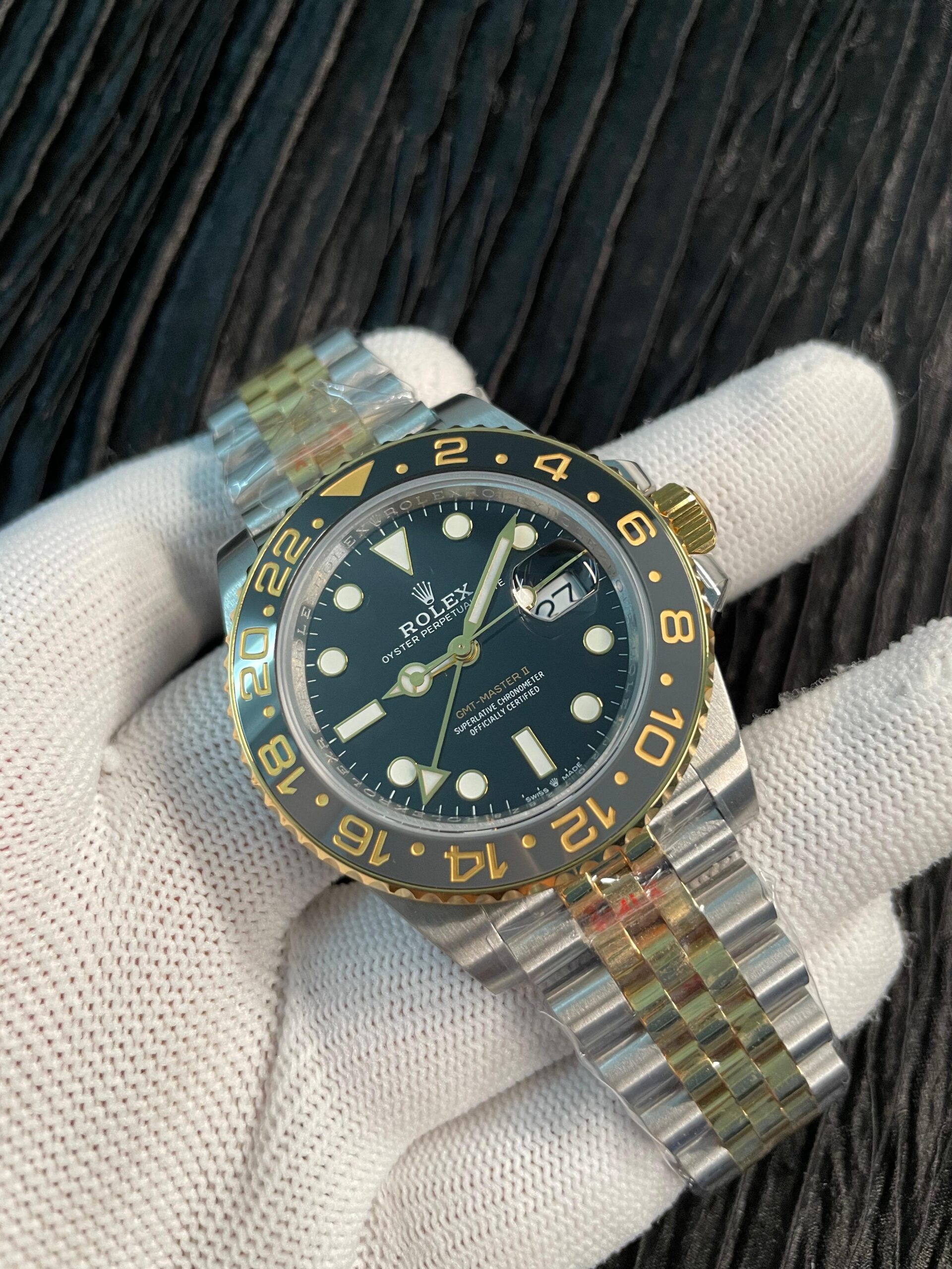 GMT-Master II 126713 GRNR Gain Weight QF 1:1 On Black Dial SS/YG Bracelet Super Clone SH3285 CHS (Free Sprung) - Image 3