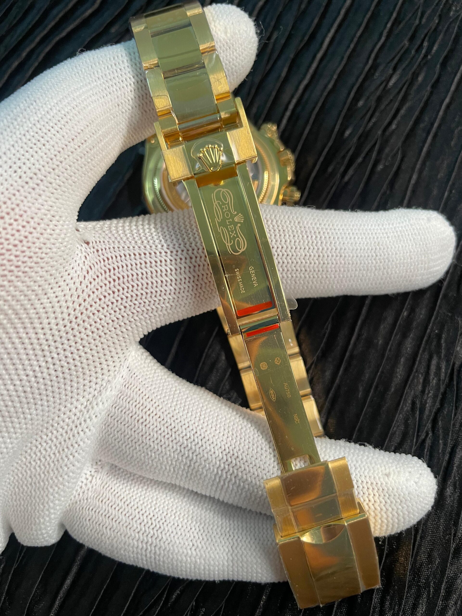 Daytona 126528 Le Mans Gain Weight QF 1:1 YG Black Dial On YG Bracelet SH4132 V18 (Free Sprung) - Image 9