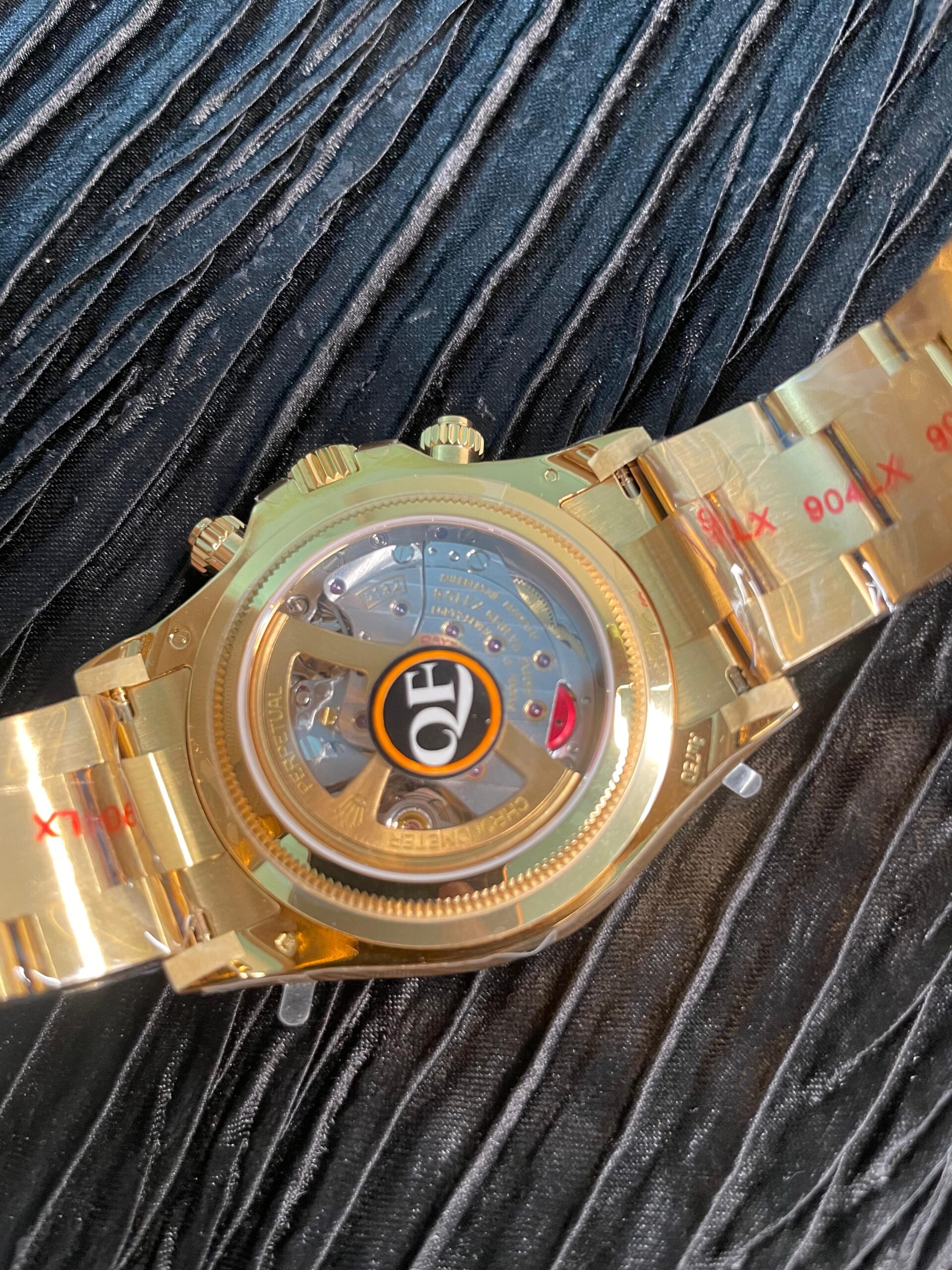 Daytona 126528 Le Mans Gain Weight QF 1:1 YG Black Dial On YG Bracelet SH4132 V18 (Free Sprung) - Image 8