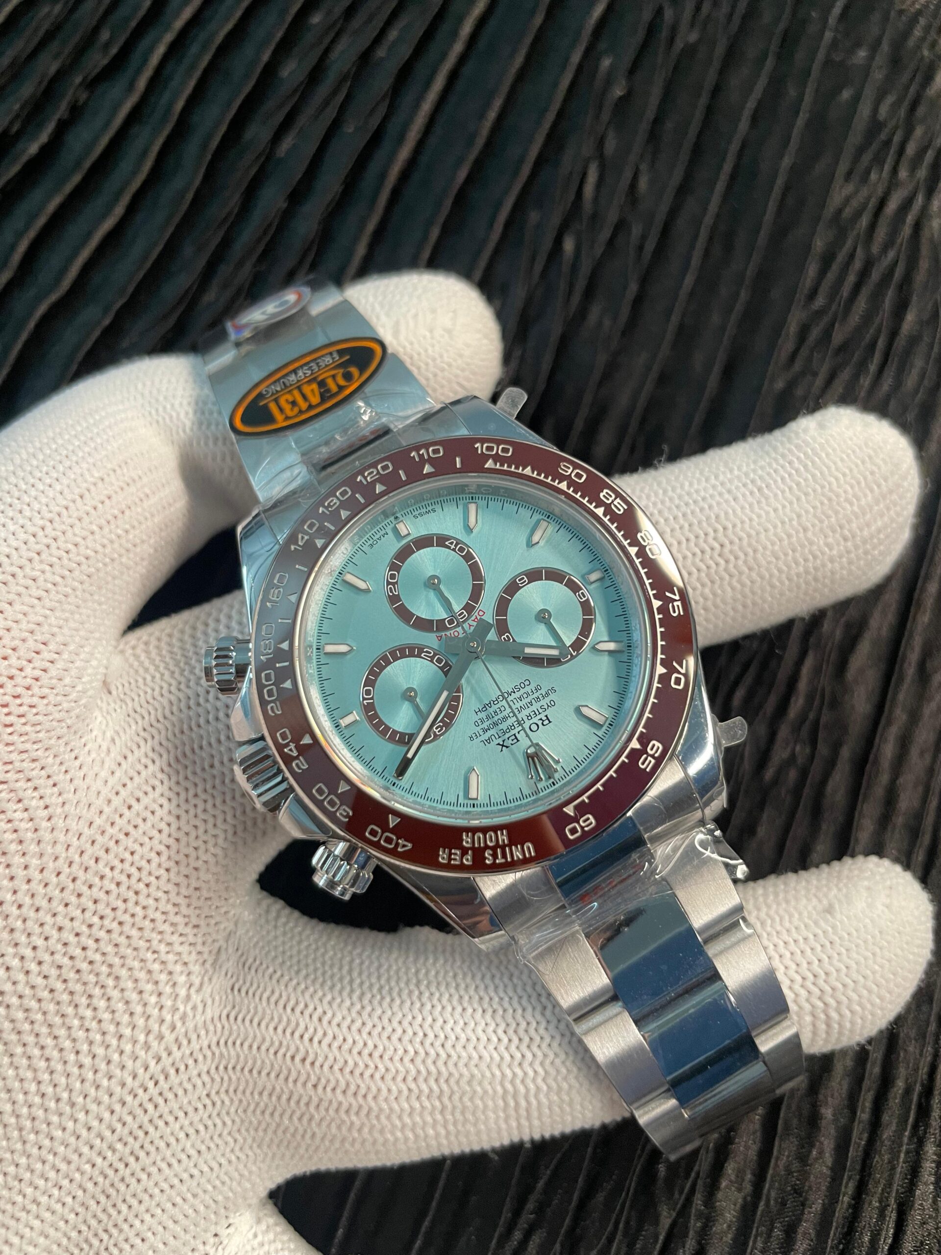 Daytona 126506 Gain Weight QF 1:1 Best Edition Ice Blue Dial Stick Markers on Bracelet SH4131 V18 (Free Sprung) - Image 4
