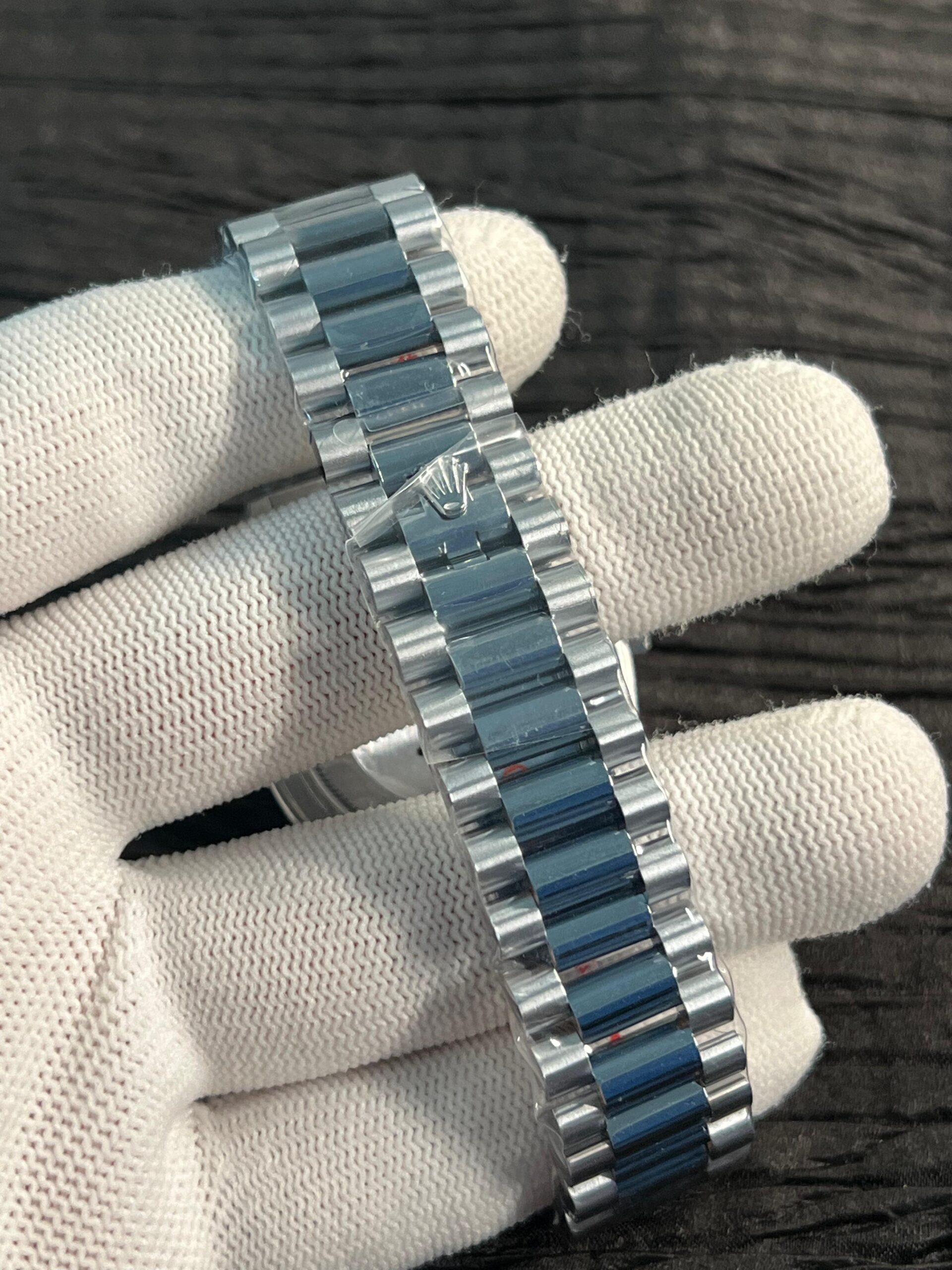 Day Date 228238 40mm 904L SS Bezel QF Gain Weight Champagne Dial T Dia Markers on SS President Bracelet A2836 - Image 9
