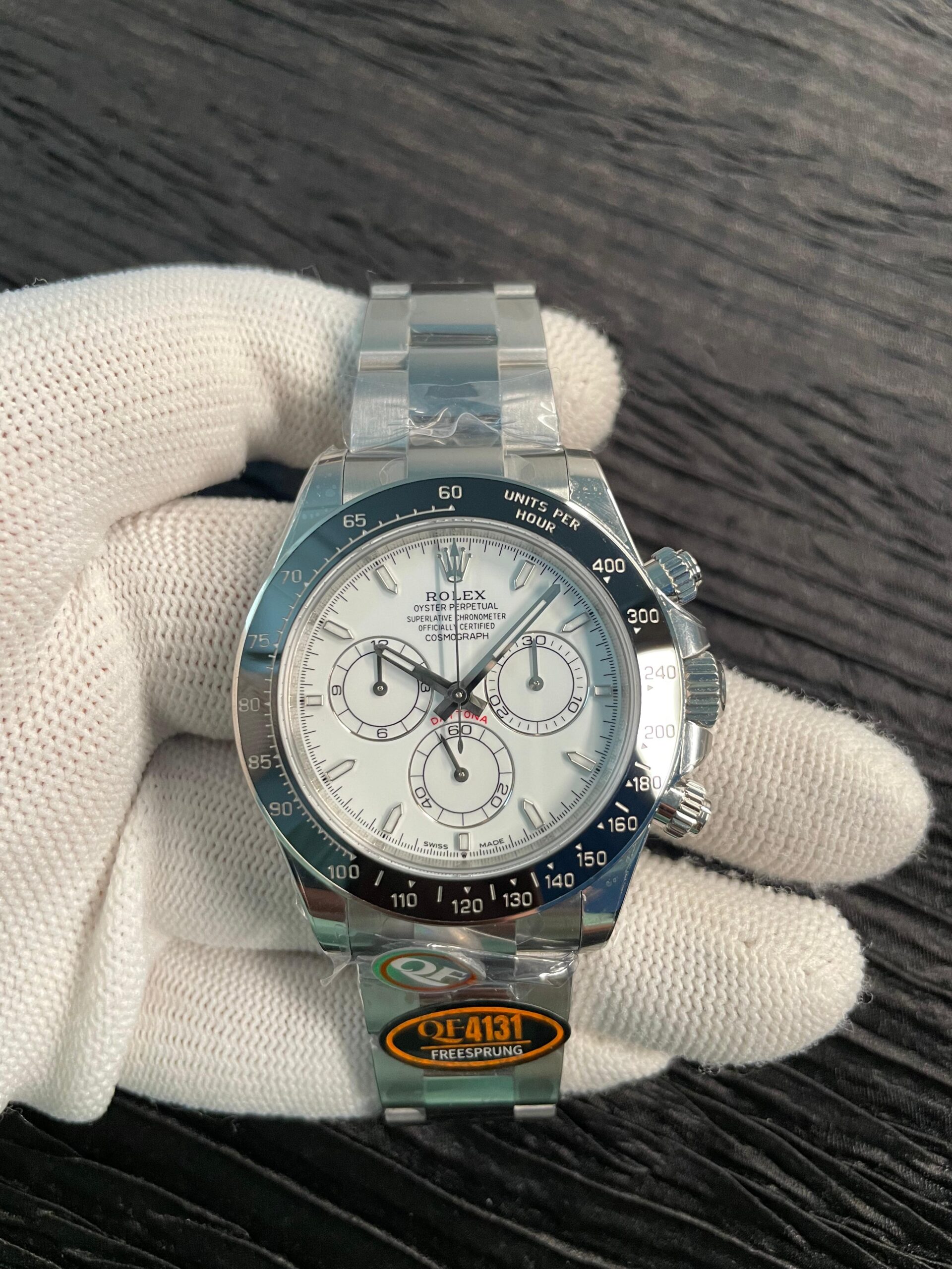 Daytona 2026 126502 QF 1:1 Best Edition White Dial on SS Bracelet SH4131 (Free Sprung)