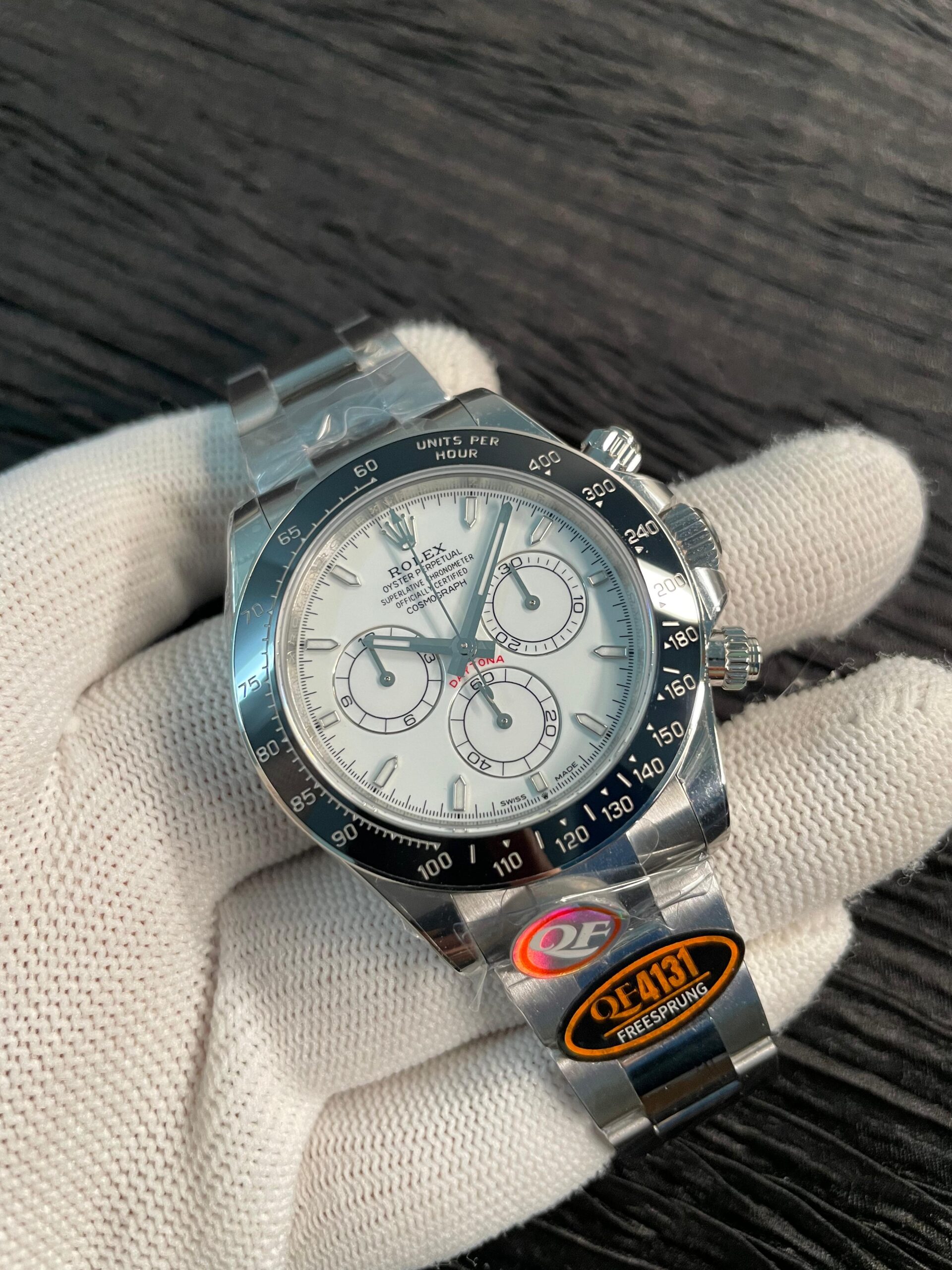 Daytona 2026 126502 QF 1:1 Best Edition White Dial on SS Bracelet SH4131 (Free Sprung) - Image 3