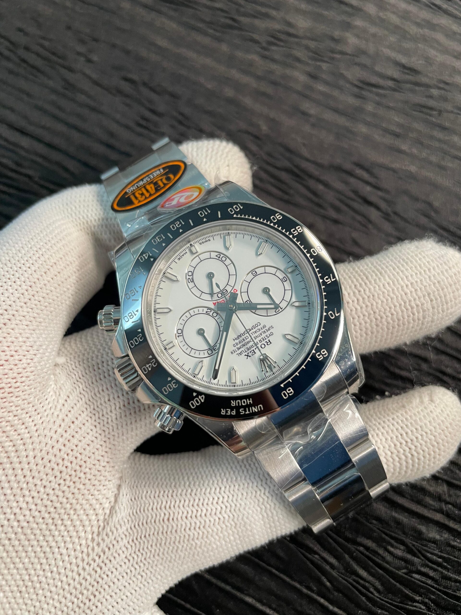 Daytona 2026 126502 QF 1:1 Best Edition White Dial on SS Bracelet SH4131 (Free Sprung) - Image 4