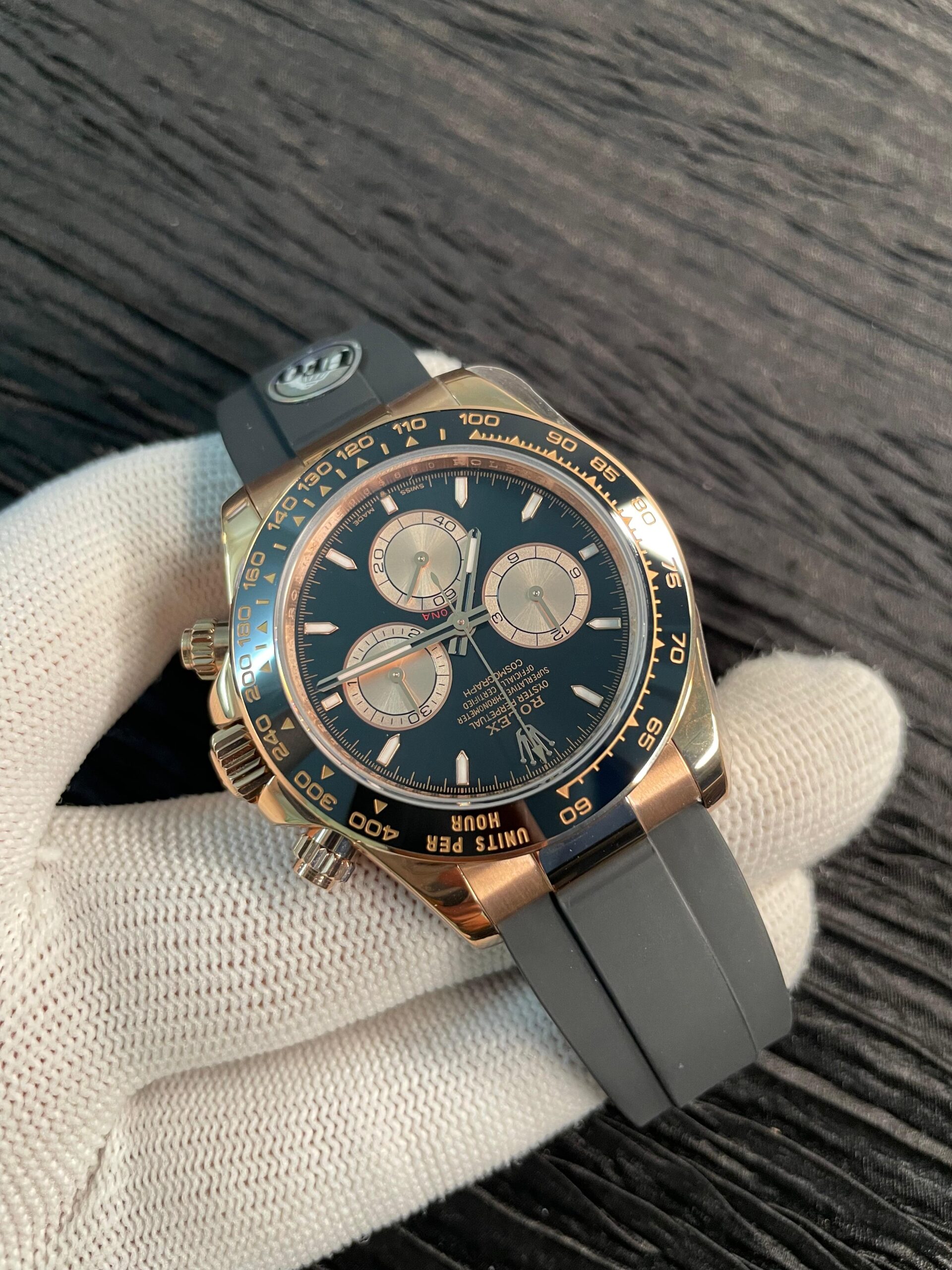 Daytona 126515 UFO Gain Weight RG 1:1 Best Edition Brown Dial On Oysterflex Rubber Strap UF4131 (Free Sprung) - Image 4