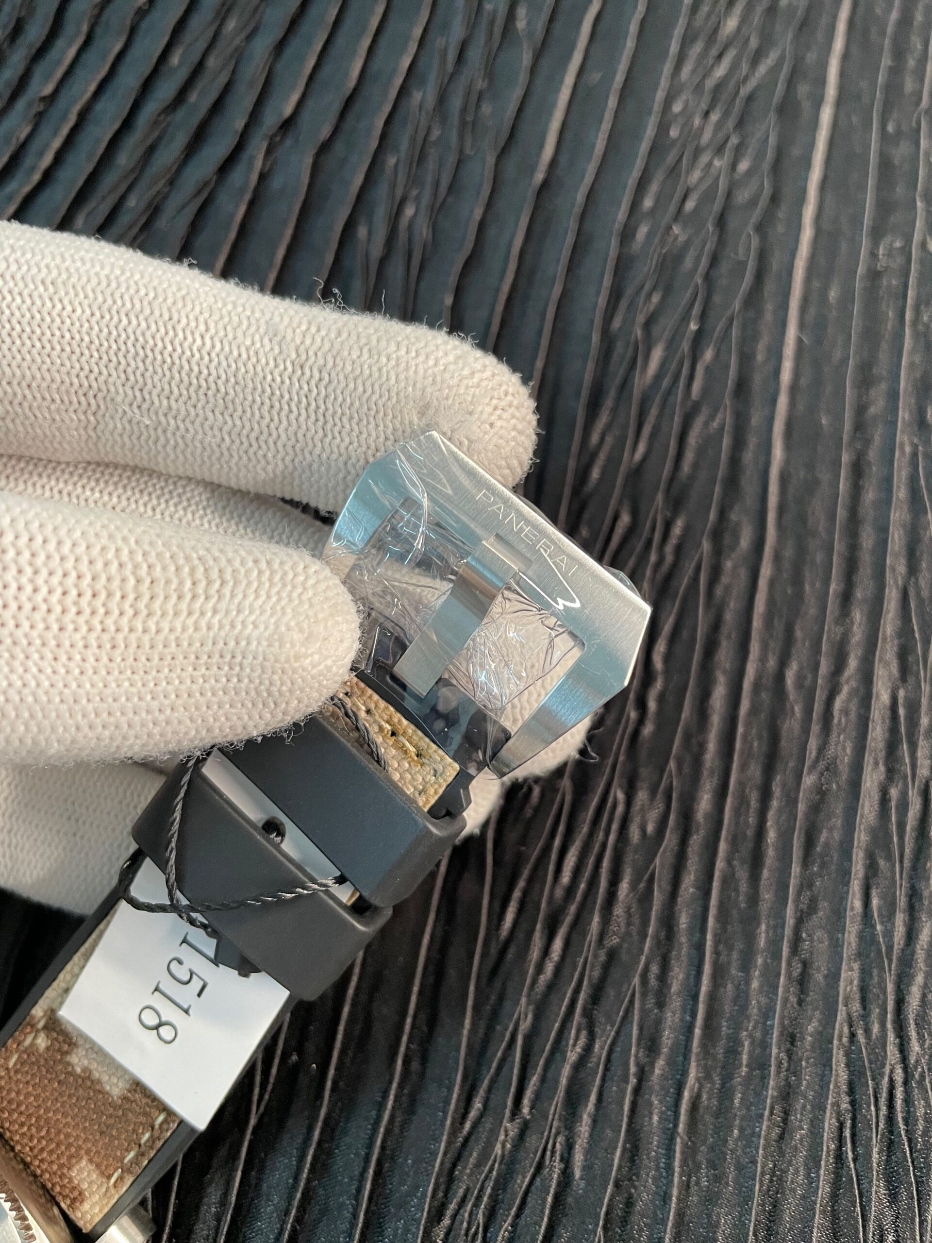 PAM1518 Submersible 44mm VSF 1:1 Best Edition Gray Ombre Dial on Camouflage Strap P900 - Image 8
