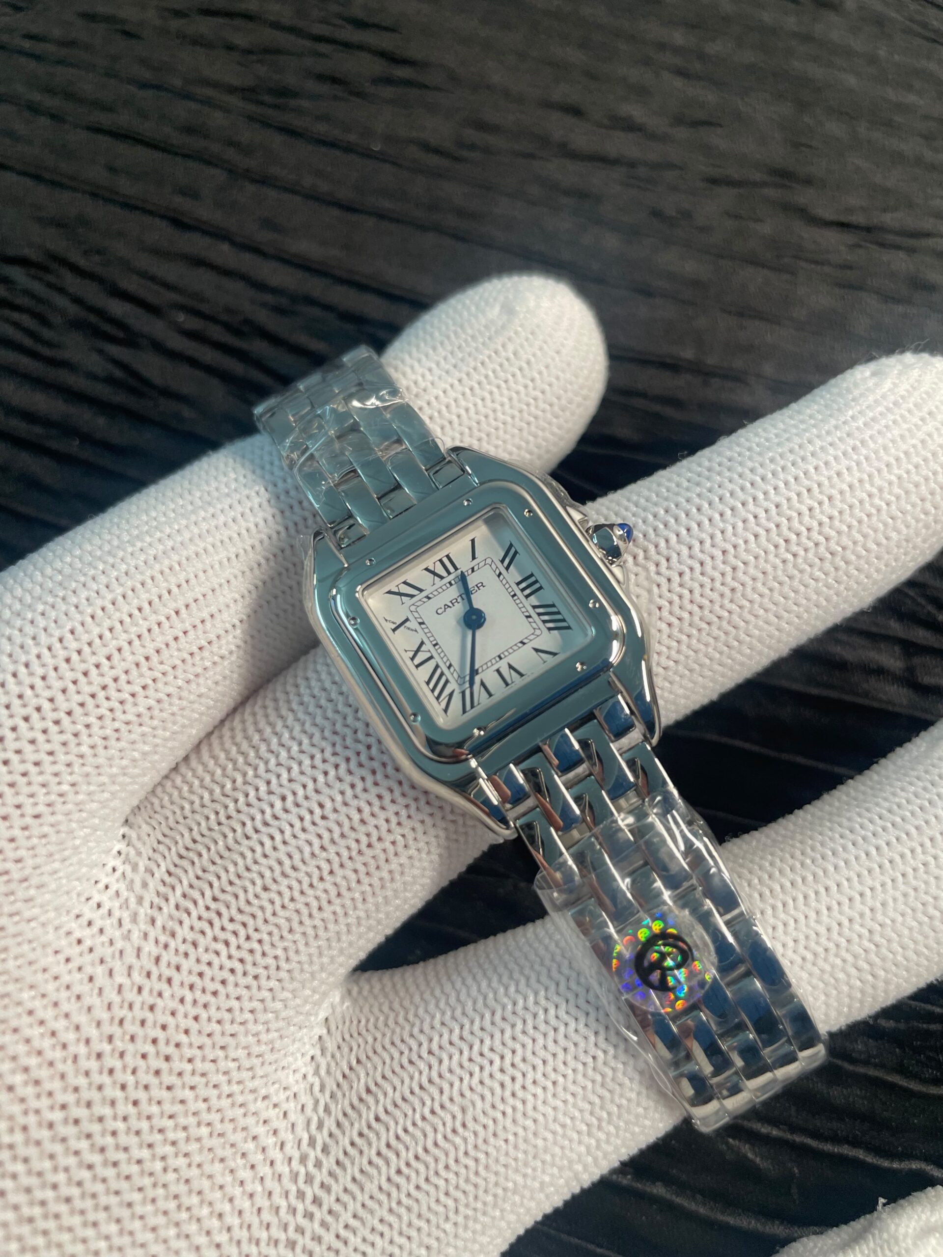 Panthère Secrete Ladies 22mm SS AF 1:1 Best Edition White Dial on SS Bracelet Ronda Quartz - Image 3