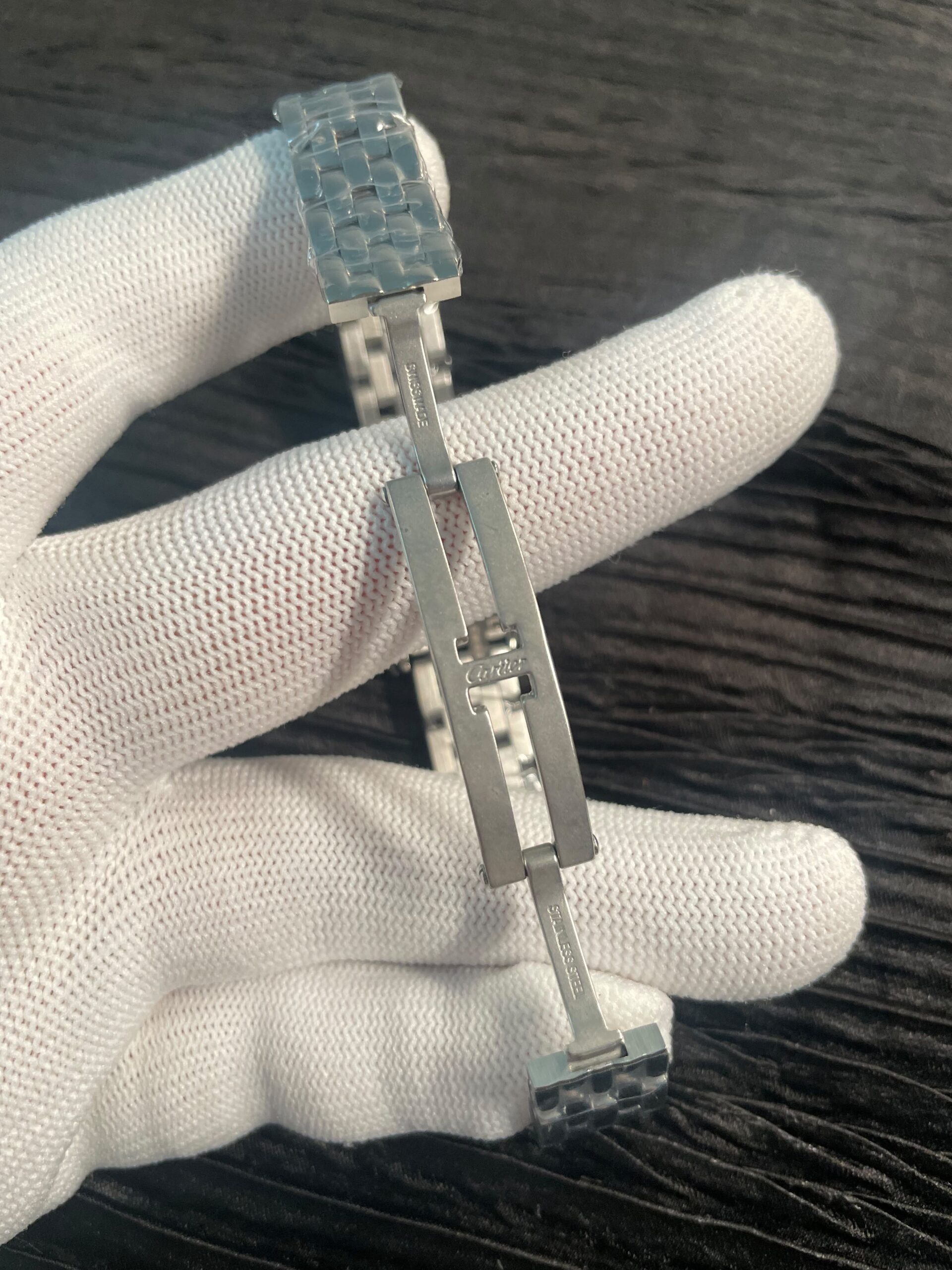 Panthère Secrete Ladies 22mm SS AF 1:1 Best Edition White Dial on SS Bracelet Ronda Quartz - Image 8