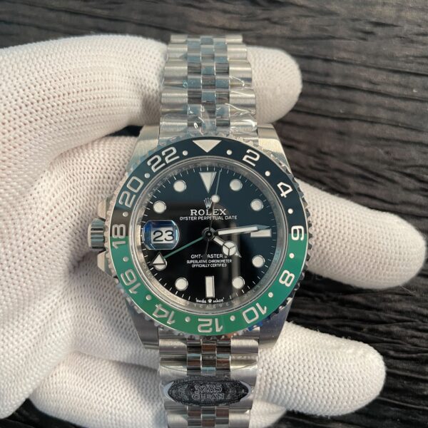 GMT-Master II 126720 VTNR Black/Green Ceramic NEW CLEAN 1:1 Best Edition Black Dial On Jubilee Bracelet DD3285 CHS