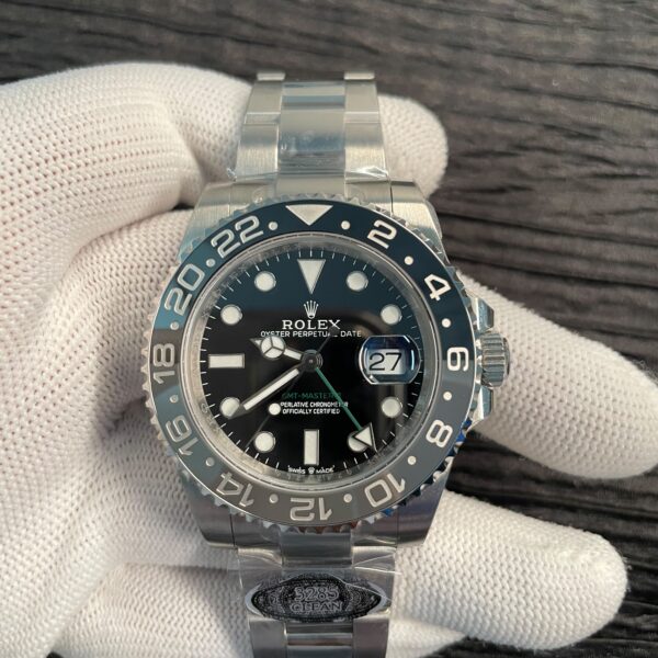 GMT-Master II 126710 GRNR Black/Gray 904L SS NEW CLEAN 1:1 Best Edition Black Dial On Oyster Bracelet DD3285 CHS