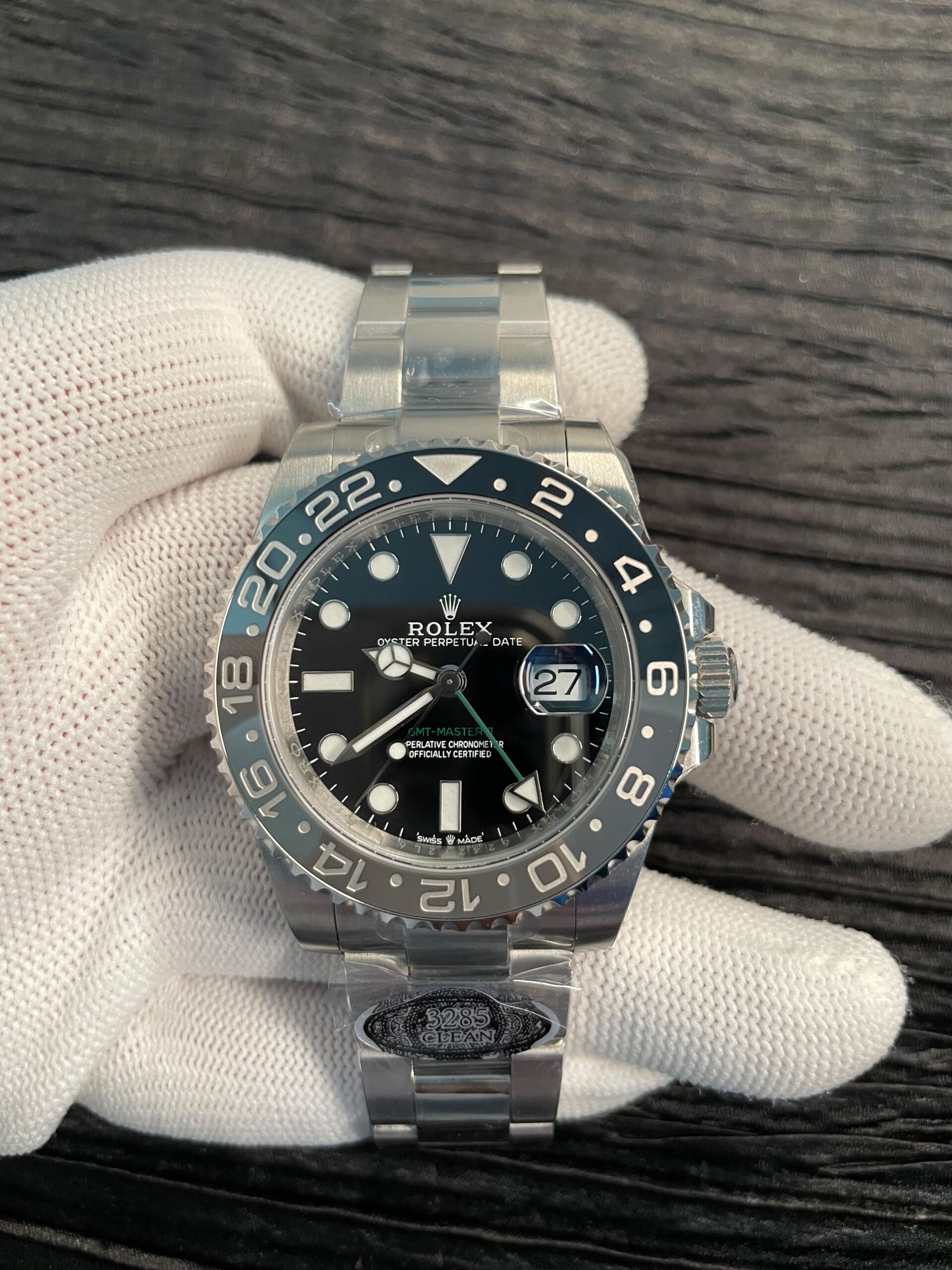 GMT-Master II 126710 GRNR Black/Gray 904L SS NEW CLEAN 1:1 Best Edition Black Dial On Oyster Bracelet DD3285 CHS