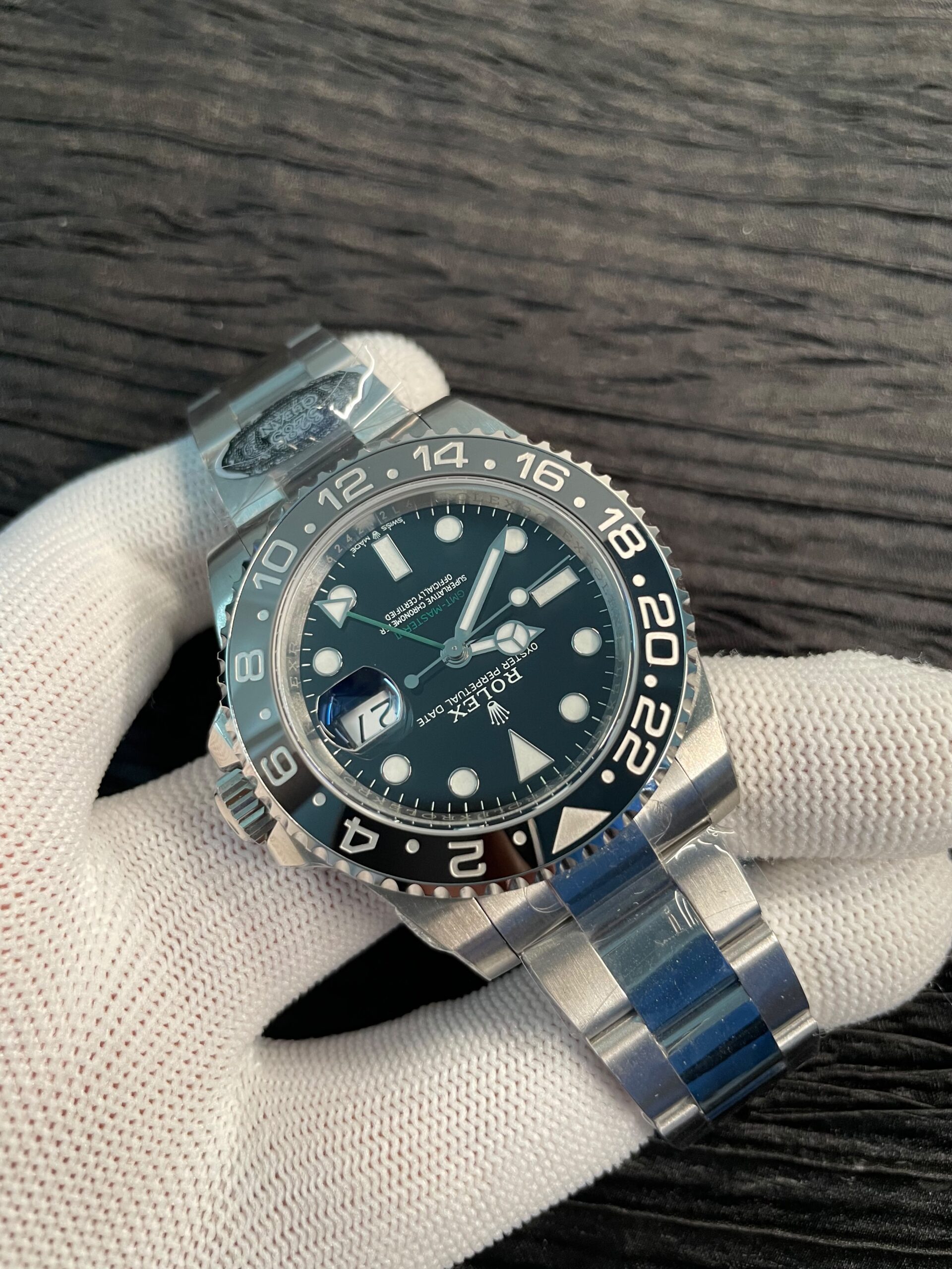 GMT-Master II 126710 GRNR Black/Gray 904L SS NEW CLEAN 1:1 Best Edition Black Dial On Oyster Bracelet DD3285 CHS - Image 4