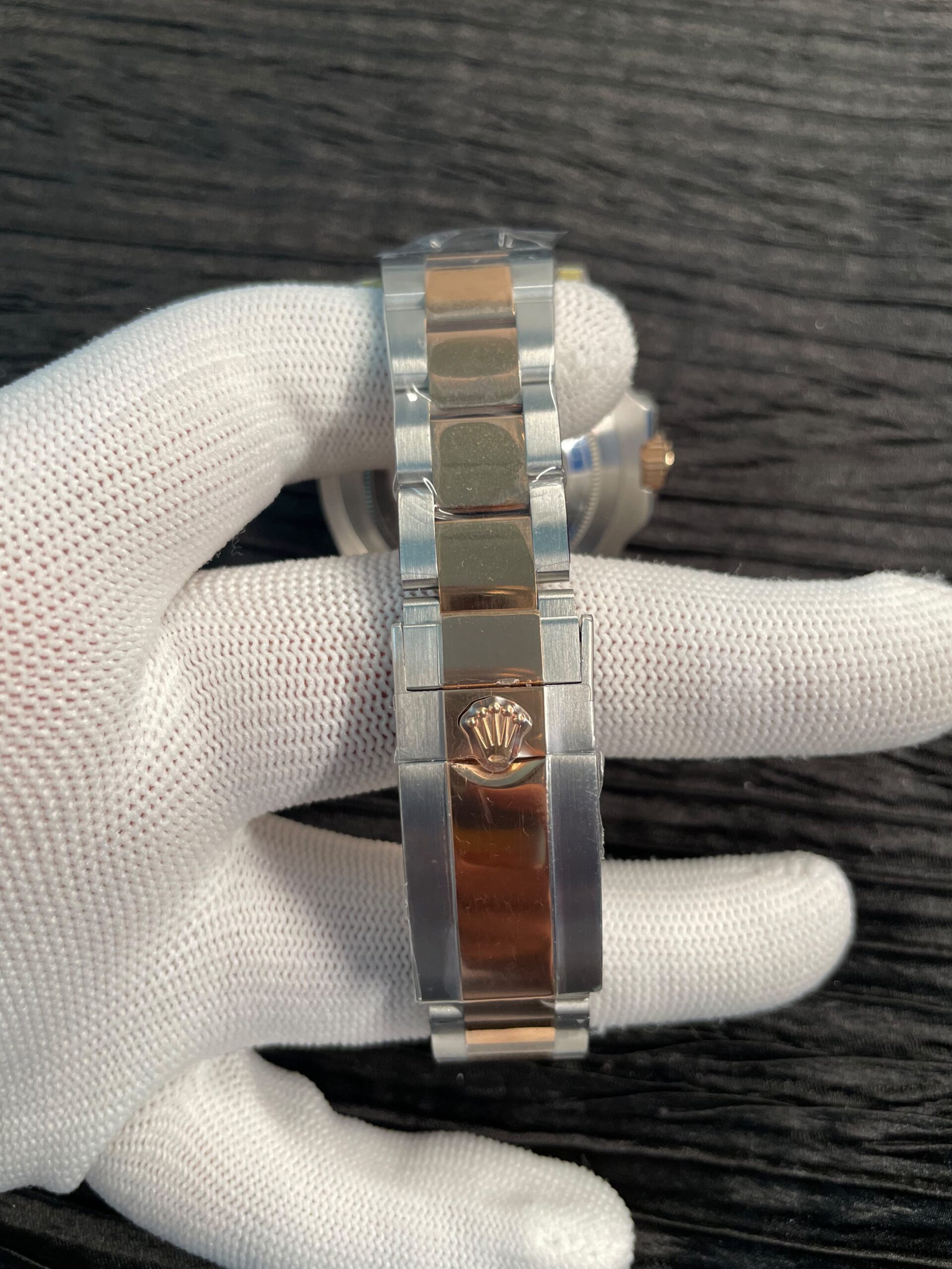 GMT-Master II 126711 CHNR Black/Gray 904L SS/RG NEW CLEAN 1:1 Best Edition Black Dial On Oyster Bracelet DD3285 CHS - Image 11