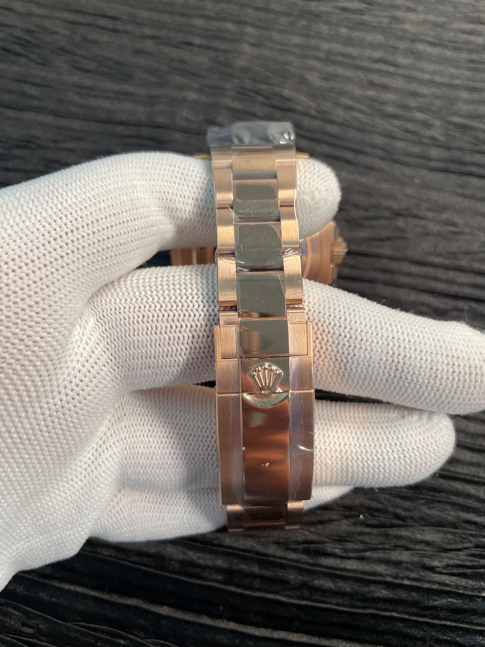 GMT-Master II 126715 CHNR Black/Brown 904L RG NEW CLEAN 1:1 Best Edition Black Dial On Oyster Bracelet DD3285 CHS - Image 11