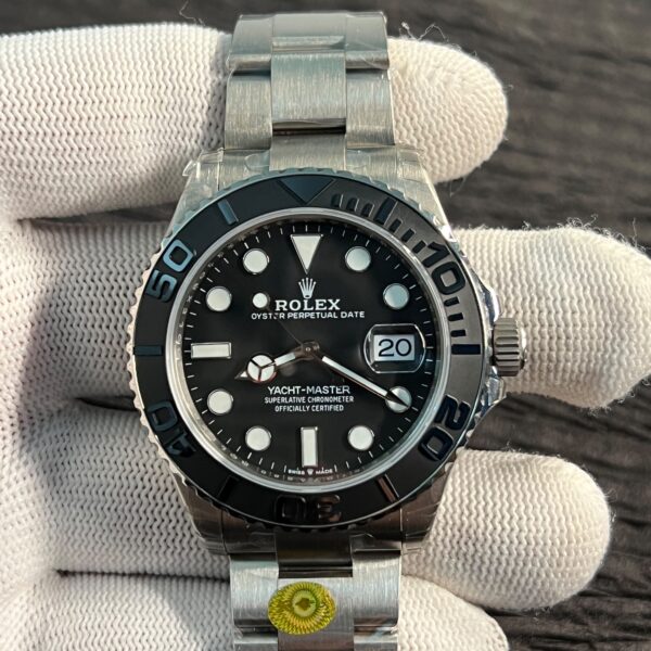 Yacht-Master 226627 VSF V2 Ti 1:1 Best Edition Black Dial On Titanium Bracelet DD3235 (FreeSprung Effect)