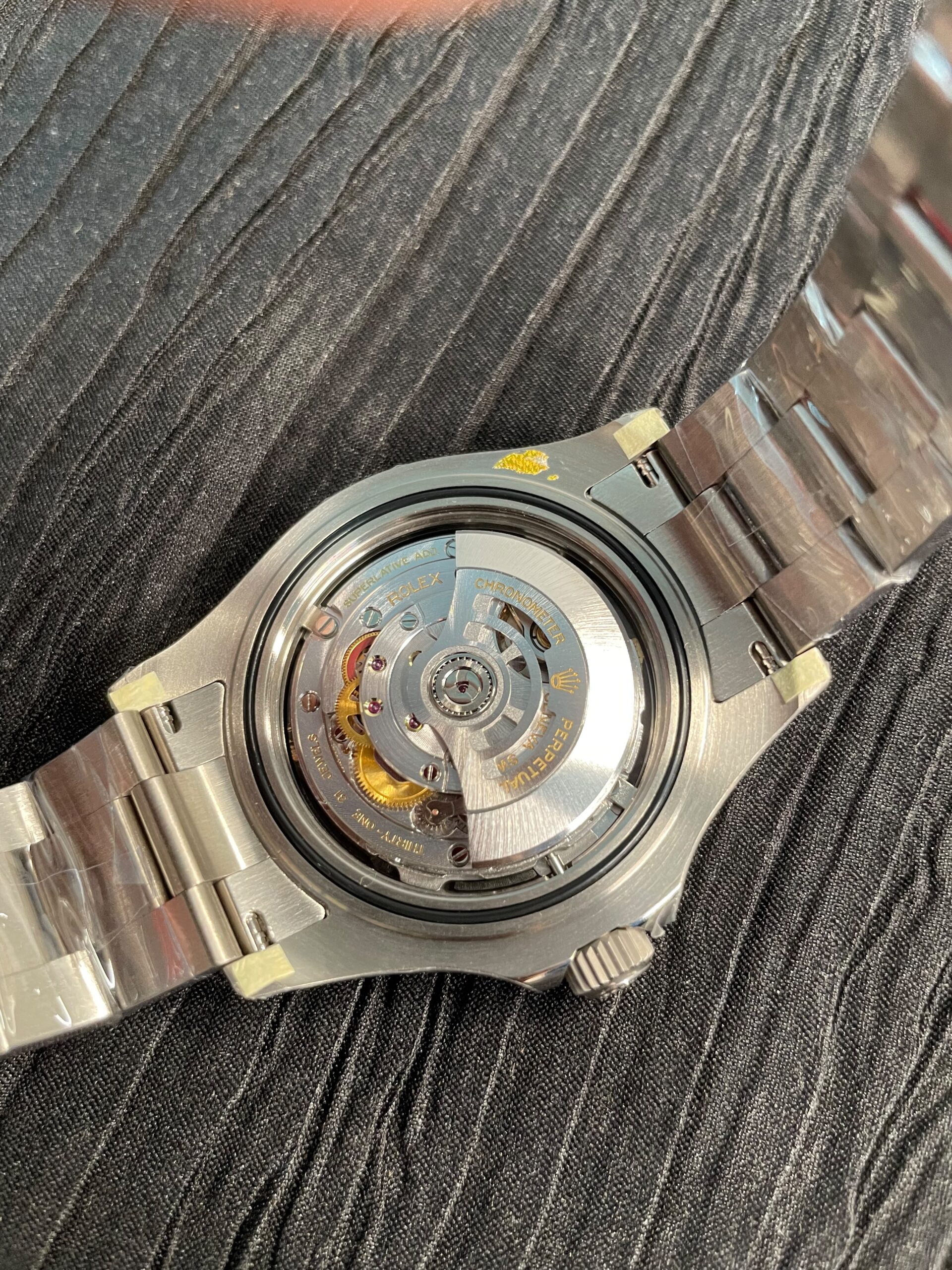 Yacht-Master 226627 VSF V2 Ti 1:1 Best Edition Black Dial On Titanium Bracelet DD3235 (FreeSprung Effect) - Image 8
