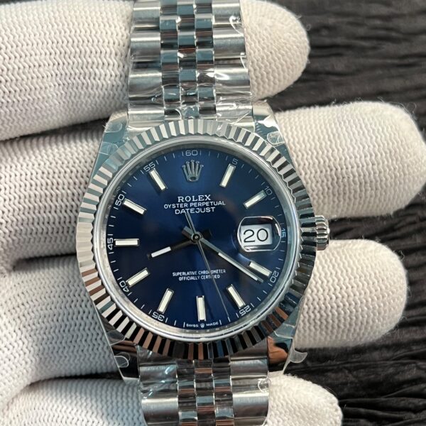 DateJust 41 126334 SS BPF 1:1 Best Edition New Version Blue Dial on Jubilee Bracelet