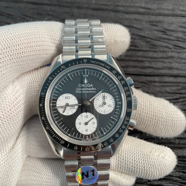 Speedmaster Professional SS N1F Best Edition Black Dial On SS Bracelet Asian 3861