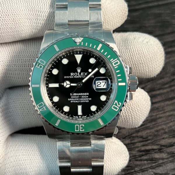 Sub 41mm 126610 LV Starbucks Gain Weight Green Ceramic 904L Steel VSF V2 1:1 Best Edition VS3235 ca. 160grams