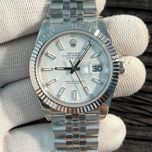 DateJust 41 126334 SS BPF 1:1 Best Edition New Version White Dial on Jubilee Bracelet
